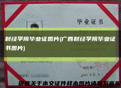 财经学院毕业证图片(广西财经学院毕业证书图片)缩略图