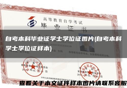 自考本科毕业证学士学位证图片(自考本科学士学位证样本)缩略图