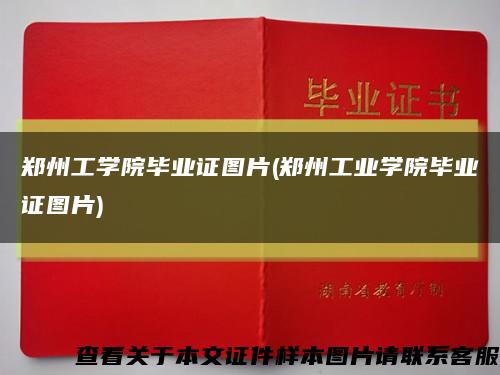 郑州工学院毕业证图片(郑州工业学院毕业证图片)缩略图