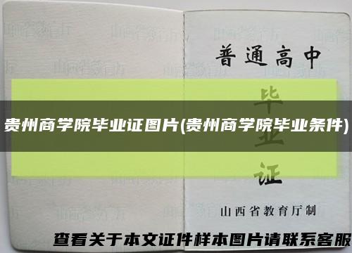 贵州商学院毕业证图片(贵州商学院毕业条件)缩略图