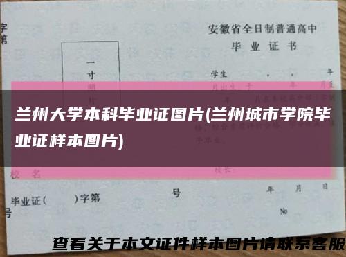 兰州大学本科毕业证图片(兰州城市学院毕业证样本图片)缩略图