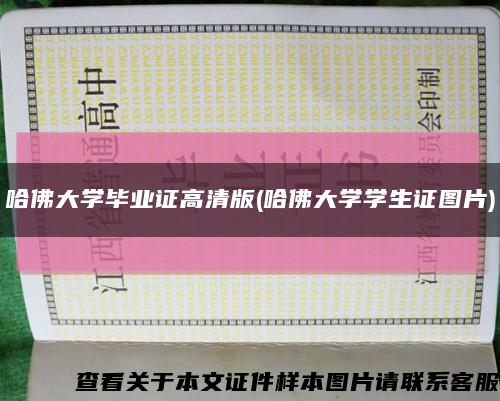 哈佛大学毕业证高清版(哈佛大学学生证图片)缩略图