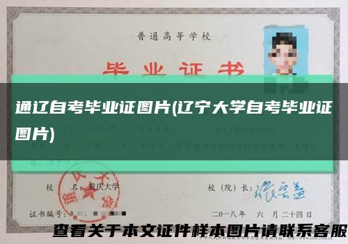 通辽自考毕业证图片(辽宁大学自考毕业证图片)缩略图