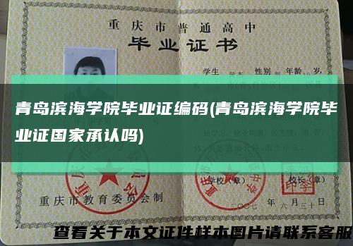 青岛滨海学院毕业证编码(青岛滨海学院毕业证国家承认吗)缩略图