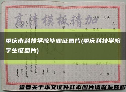 重庆市科技学院毕业证图片(重庆科技学院学生证图片)缩略图