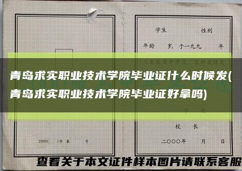 青岛求实职业技术学院毕业证什么时候发(青岛求实职业技术学院毕业证好拿吗)缩略图