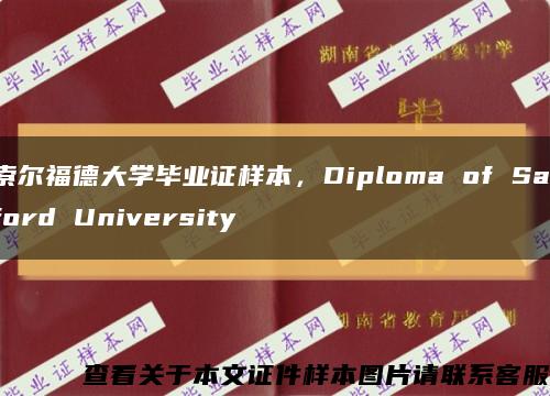 索尔福德大学毕业证样本，Diploma of Salford University缩略图