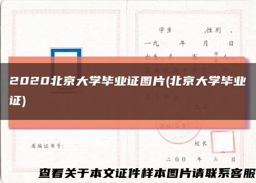 2020北京大学毕业证图片(北京大学毕业证)缩略图