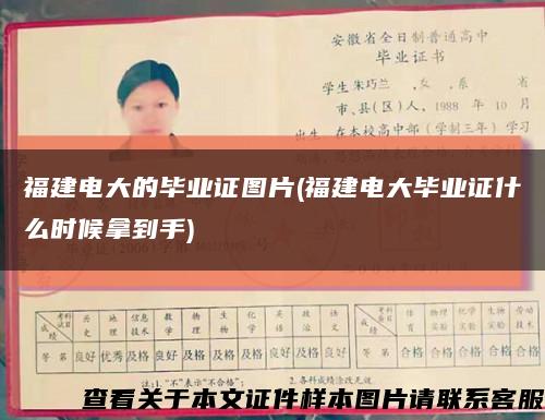 福建电大的毕业证图片(福建电大毕业证什么时候拿到手)缩略图