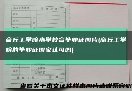 商丘工学院小学教育毕业证图片(商丘工学院的毕业证国家认可吗)缩略图