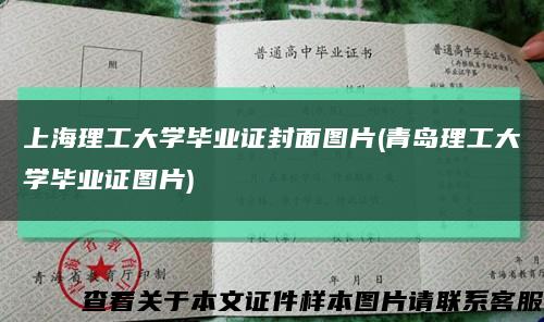 上海理工大学毕业证封面图片(青岛理工大学毕业证图片)缩略图
