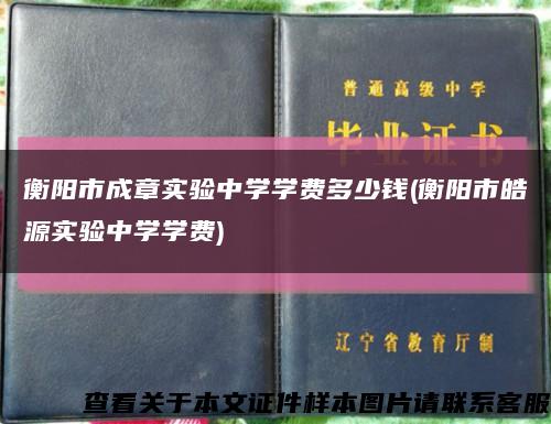 衡阳市成章实验中学学费多少钱(衡阳市皓源实验中学学费)缩略图