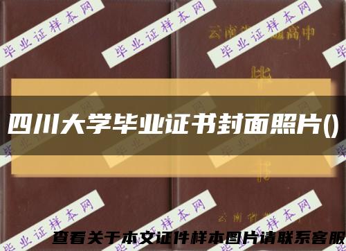 四川大学毕业证书封面照片()缩略图