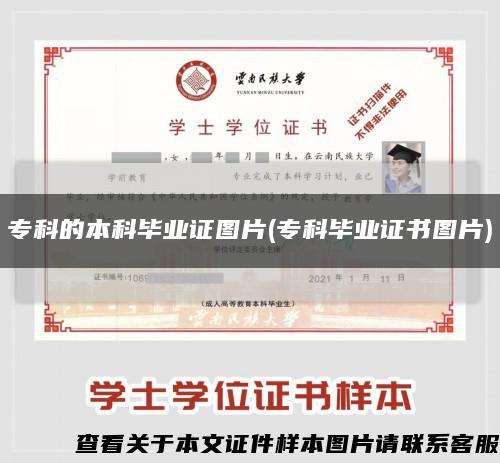 专科的本科毕业证图片(专科毕业证书图片)缩略图