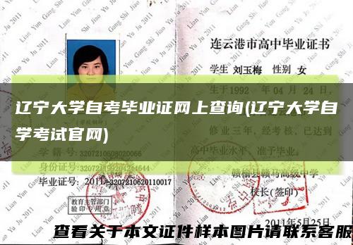 辽宁大学自考毕业证网上查询(辽宁大学自学考试官网)缩略图