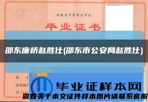 邵东廉桥赵胜仕(邵东市公安局赵胜仕)缩略图