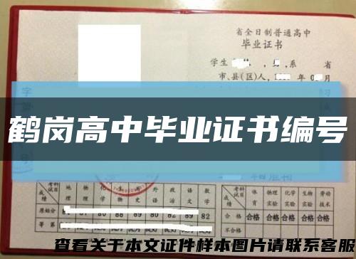 鹤岗高中毕业证书编号缩略图