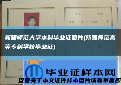 新疆师范大学本科毕业证图片(新疆师范高等专科学校毕业证)缩略图