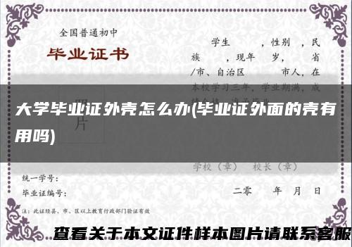 大学毕业证外壳怎么办(毕业证外面的壳有用吗)缩略图