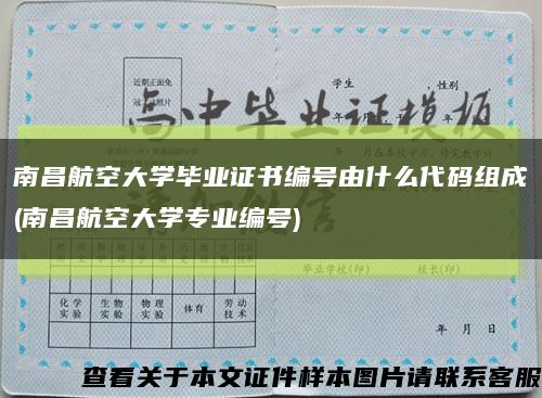 南昌航空大学毕业证书编号由什么代码组成(南昌航空大学专业编号)缩略图