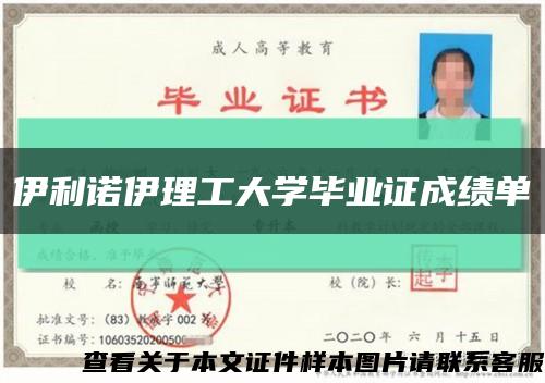 伊利诺伊理工大学毕业证成绩单缩略图