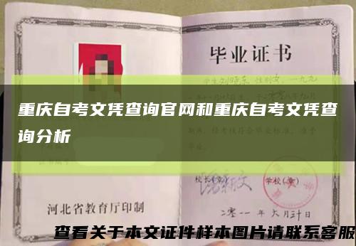 重庆自考文凭查询官网和重庆自考文凭查询分析缩略图