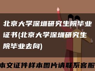 北京大学深圳研究生院毕业证书(北京大学深圳研究生院毕业去向)缩略图