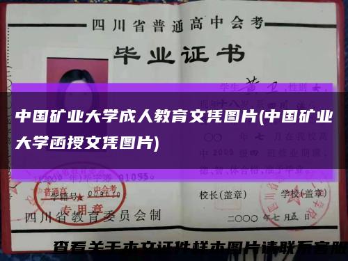 中国矿业大学成人教育文凭图片(中国矿业大学函授文凭图片)缩略图