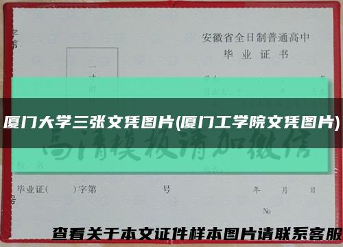 厦门大学三张文凭图片(厦门工学院文凭图片)缩略图