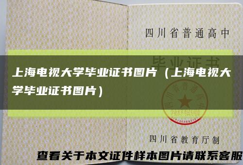 上海电视大学毕业证书图片（上海电视大学毕业证书图片）缩略图