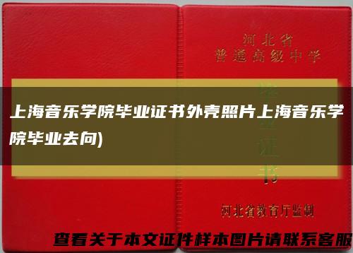 上海音乐学院毕业证书外壳照片上海音乐学院毕业去向)缩略图