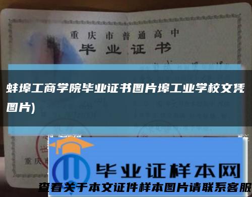 蚌埠工商学院毕业证书图片埠工业学校文凭图片)缩略图