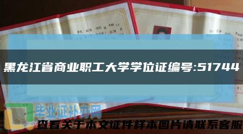黑龙江省商业职工大学学位证编号:51744缩略图