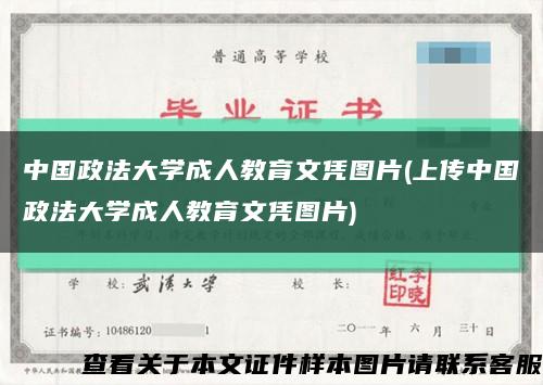 中国政法大学成人教育文凭图片(上传中国政法大学成人教育文凭图片)缩略图