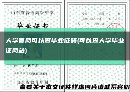 大学官网可以查毕业证吗(可以查大学毕业证网站)缩略图