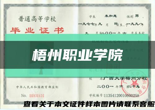 梧州职业学院缩略图