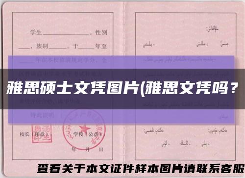 雅思硕士文凭图片(雅思文凭吗？缩略图