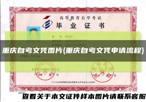 重庆自考文凭图片(重庆自考文凭申请流程)缩略图