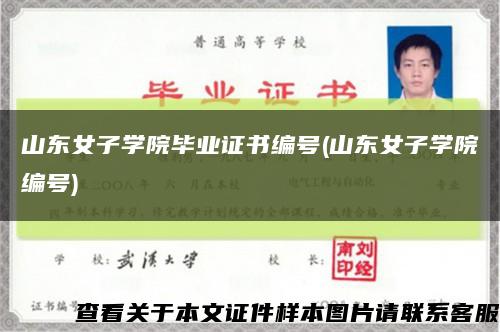 山东女子学院毕业证书编号(山东女子学院编号)缩略图