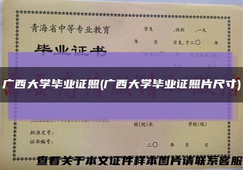 广西大学毕业证照(广西大学毕业证照片尺寸)缩略图