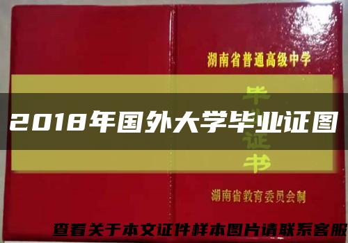 2018年国外大学毕业证图缩略图