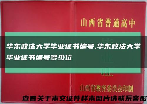 华东政法大学毕业证书编号,华东政法大学毕业证书编号多少位缩略图