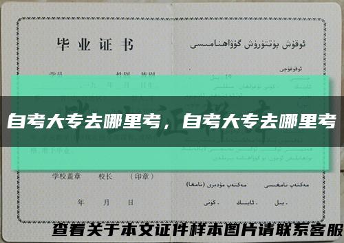 自考大专去哪里考，自考大专去哪里考缩略图