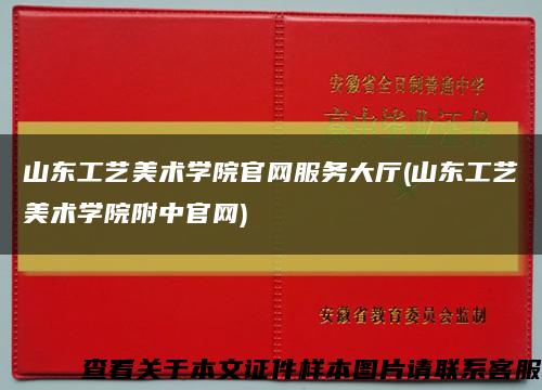 山东工艺美术学院官网服务大厅(山东工艺美术学院附中官网)缩略图