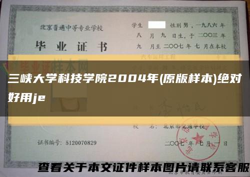 三峡大学科技学院2004年(原版样本)绝对好用je缩略图