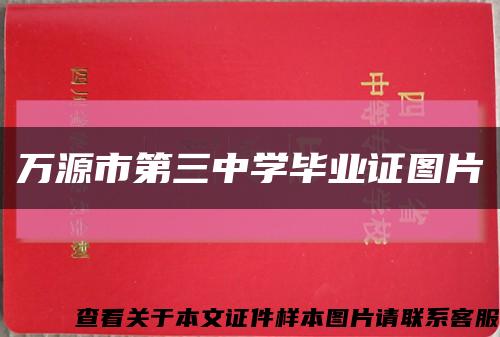 万源市第三中学毕业证图片缩略图