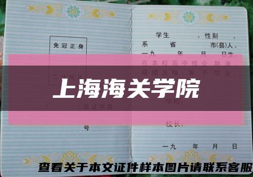 上海海关学院缩略图