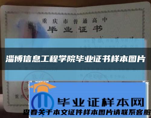 淄博信息工程学院毕业证书样本图片缩略图