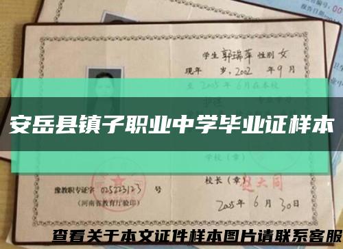 安岳县镇子职业中学毕业证样本缩略图