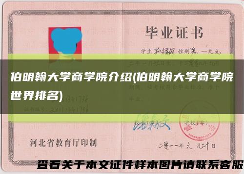 伯明翰大学商学院介绍(伯明翰大学商学院世界排名)缩略图